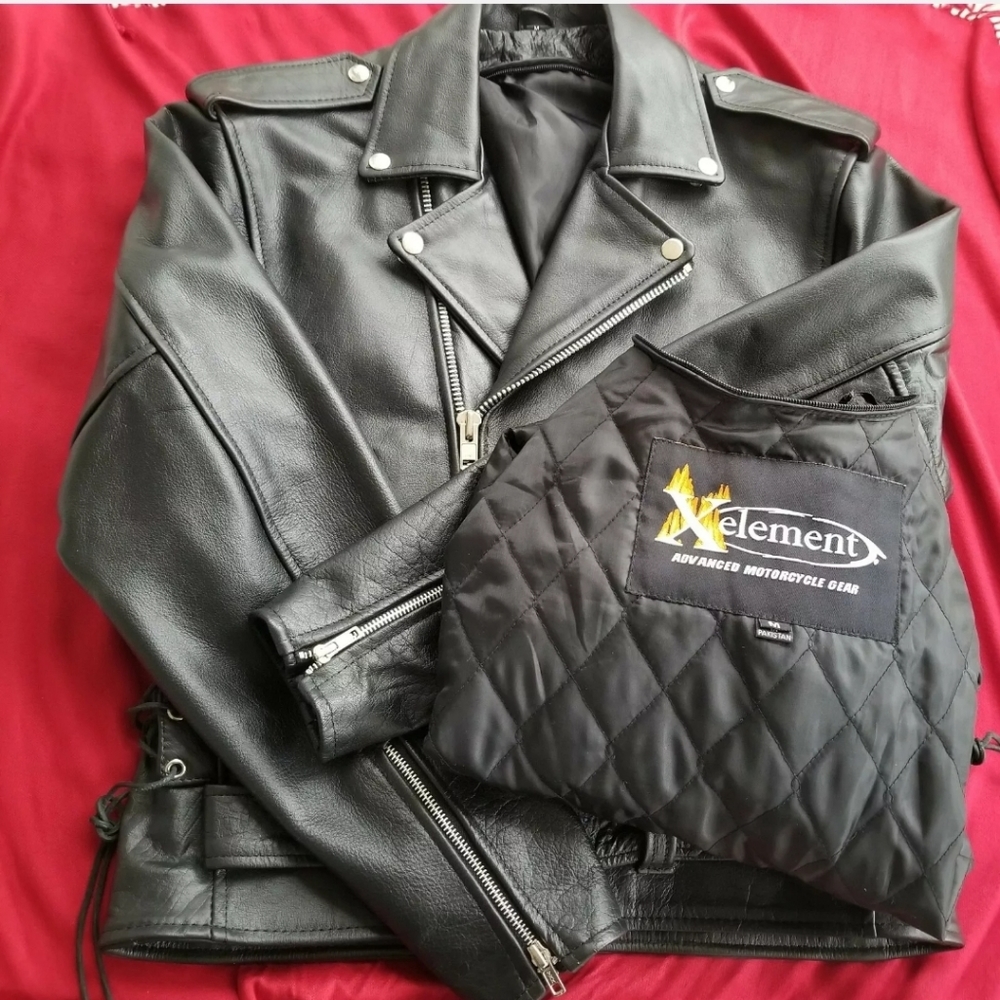 Xelement biker moto jacket womens medium